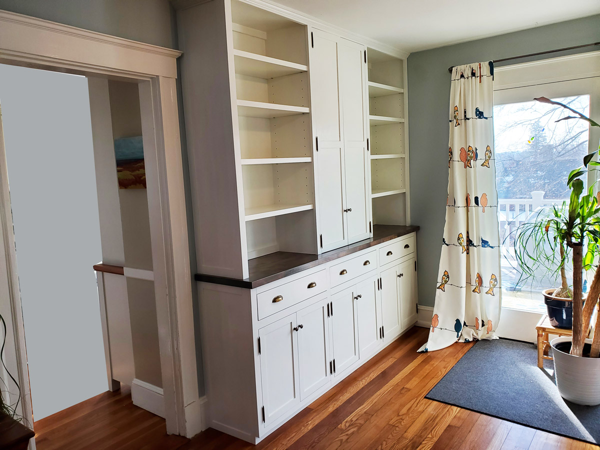 Custom Wall Cabinet &&nbsp;Shelves